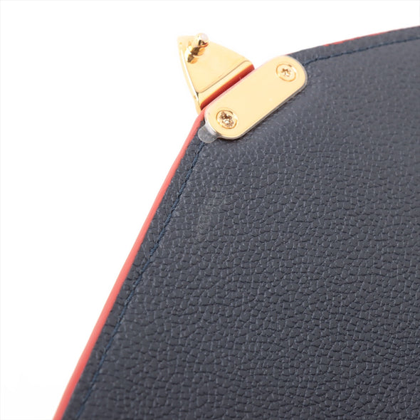 Louis Vuitton Marine Rouge Monogram Empreinte Leather Pochette Metis [Clearance Sale]