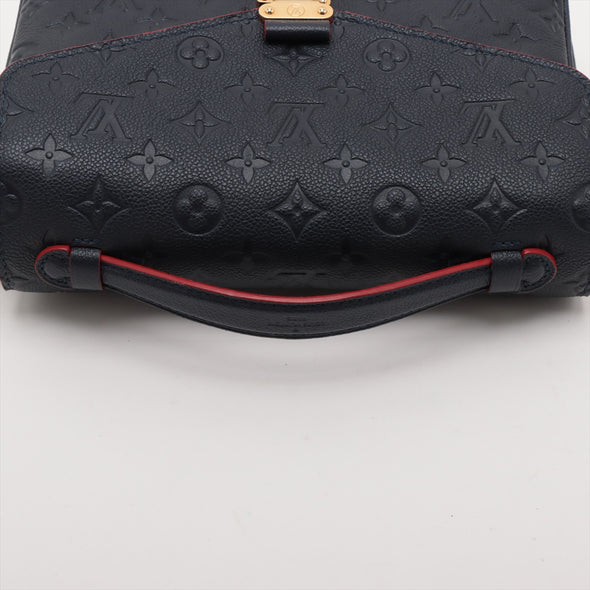 Louis Vuitton Marine Rouge Monogram Empreinte Leather Pochette Metis [Clearance Sale]