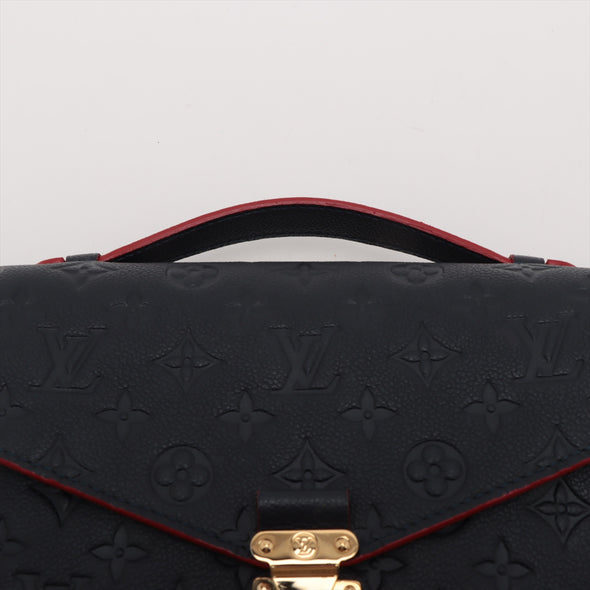 Louis Vuitton Marine Rouge Monogram Empreinte Leather Pochette Metis [Clearance Sale]