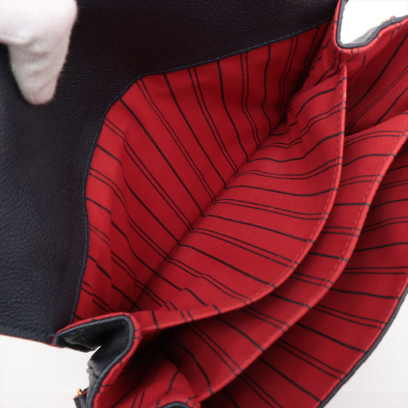 Louis Vuitton Marine Rouge Monogram Empreinte Leather Pochette Metis [Clearance Sale]