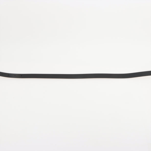 Christian Dior Black Leather 30 Montaigne Reversible Thin Belt [Clearance Sale]