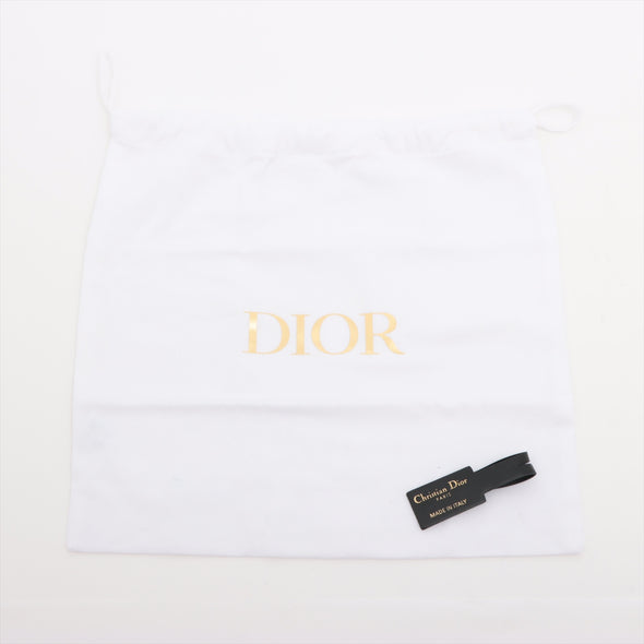 Christian Dior Black Leather 30 Montaigne Reversible Thin Belt [Clearance Sale]
