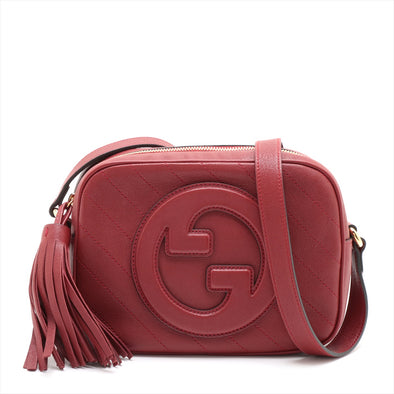 Gucci Red Leather Blondie Small Shoulder Bag [Clearance Sale]