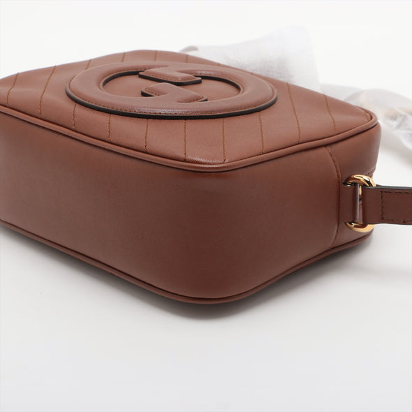 Gucci Brown Leather Blondie Small Shoulder Bag [Clearance Sale]