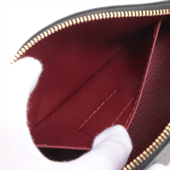 Louis Vuitton Black Beige Bicolor Monogram Empreinte Leather Cosmetic Pouch PM [Clearance Sale]
