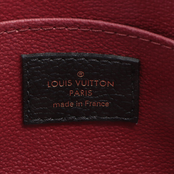Louis Vuitton Black Beige Bicolor Monogram Empreinte Leather Cosmetic Pouch PM [Clearance Sale]
