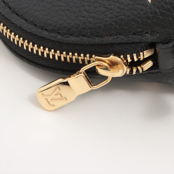Louis Vuitton Black Beige Bicolor Monogram Empreinte Leather Cosmetic Pouch PM [Clearance Sale]