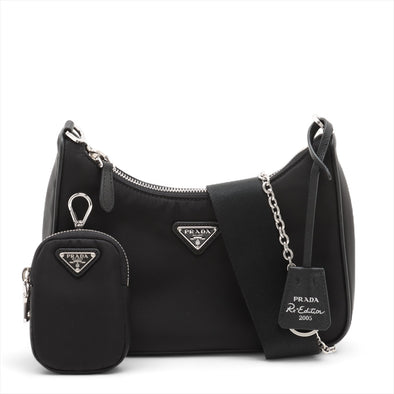 Prada Nero Re-Edition 2005 Re-Nylon Shoulder Bag [Clearance Sale]
