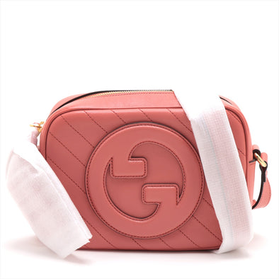 Gucci Pink Leather Blondie Small Shoulder Bag [Clearance Sale]