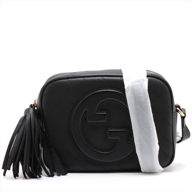 Gucci Black Leather Blondie Small Shoulder Bag [Clearance Sale]