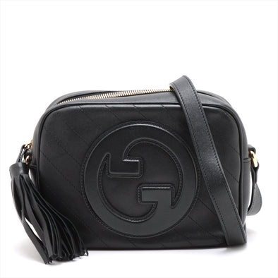 Gucci Black Leather Blondie Small Shoulder Bag [Clearance Sale]