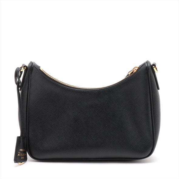 Prada Nero Saffiano Leather Re-Edition 2005 Shoulder Bag [Clearance Sale]