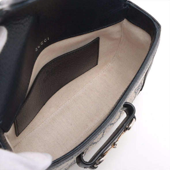Gucci Black Jumbo GG Horsebit 1955 Mini Shoulder Bag [Clearance Sale]