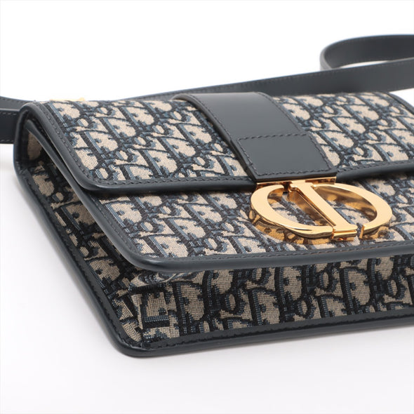 Christian Dior Blue Dior Oblique Jacquard Montaigne 30 [Clearance Sale]