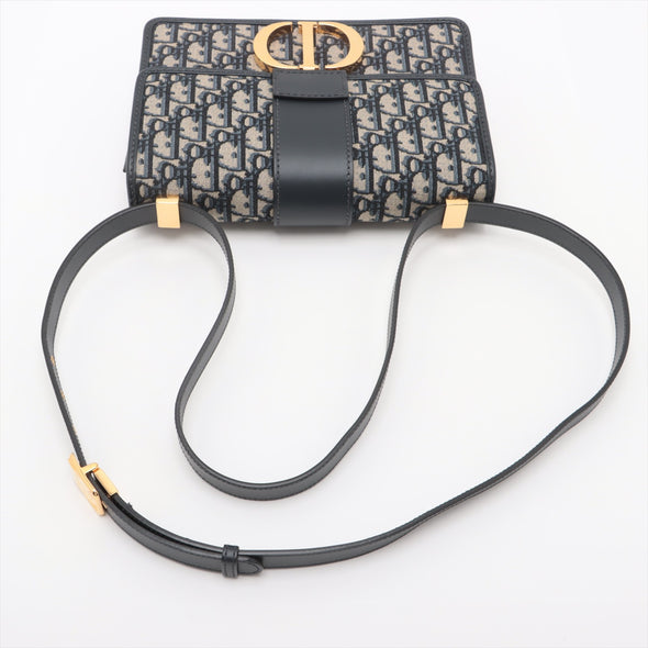 Christian Dior Blue Dior Oblique Jacquard Montaigne 30 [Clearance Sale]