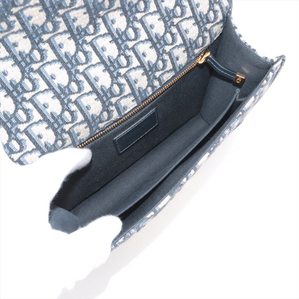 Christian Dior Blue Dior Oblique Jacquard Montaigne 30 [Clearance Sale]