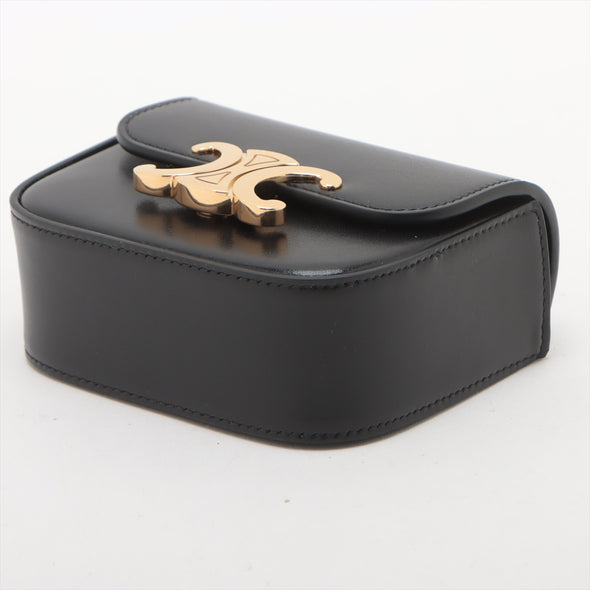 Celine Black Leather Mini Claude [Clearance Sale]