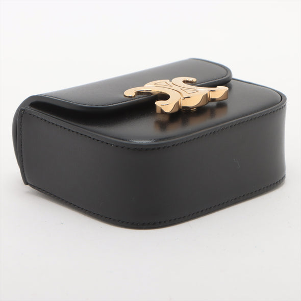 Celine Black Leather Mini Claude [Clearance Sale]