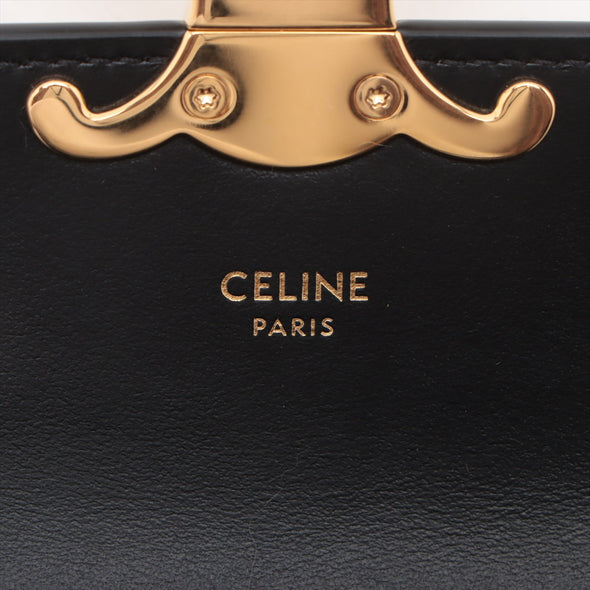 Celine Black Leather Mini Claude [Clearance Sale]