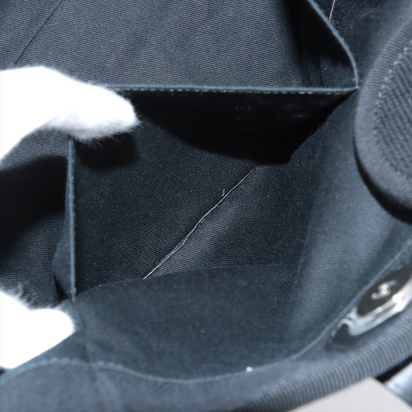 Chanel Black Canvas Deauville GM [Clearance Sale]