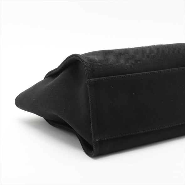 Chanel Black Canvas Deauville GM [Clearance Sale]