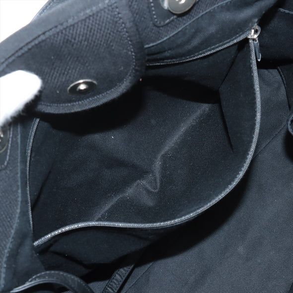 Chanel Black Canvas Deauville GM [Clearance Sale]