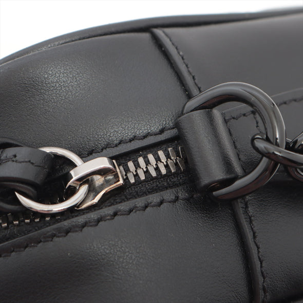Gucci Black Leather GG Marmont Small Camera Bag [Clearance Sale]
