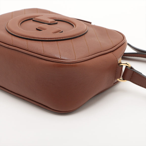 Gucci Brown Leather Blondie Small Shoulder Bag [Clearance Sale]