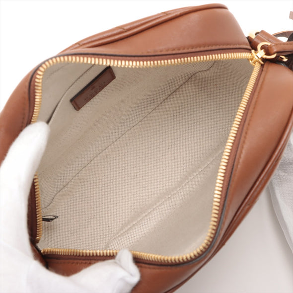 Gucci Brown Leather Blondie Small Shoulder Bag [Clearance Sale]