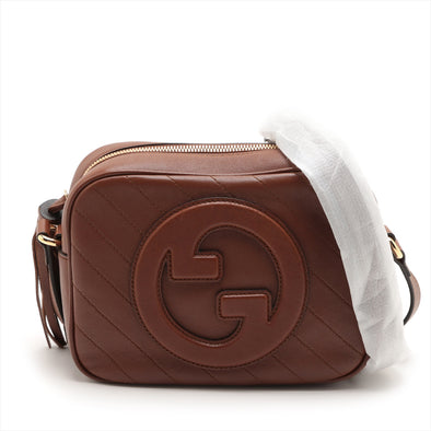 Gucci Brown Leather Blondie Small Shoulder Bag [Clearance Sale]