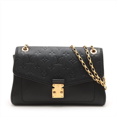 Louis Vuitton Noir Monogram Empreinte Leather Saint Germain PM [Clearance Sale]