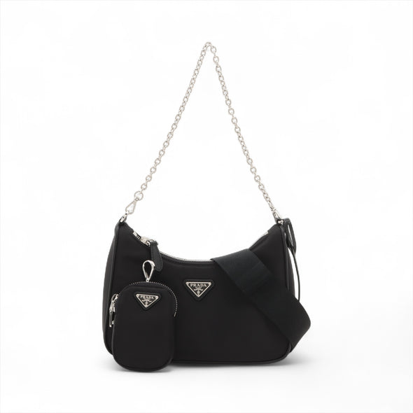 Prada Nero Re-Edition 2005 Re-Nylon Shoulder Bag [Clearance Sale]
