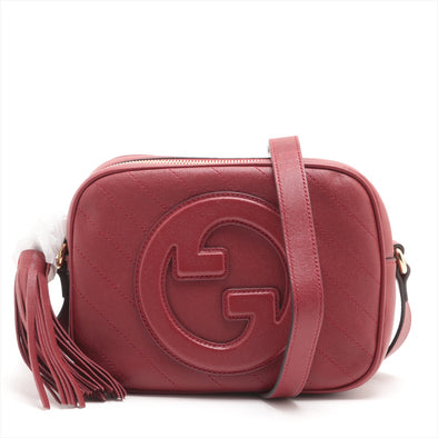 Gucci Red Leather Blondie Small Shoulder Bag [Clearance Sale]