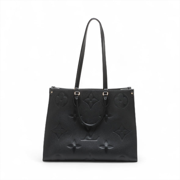Louis Vuitton Noir Monogram Empreinte Leather OnTheGo GM [Clearance Sale]