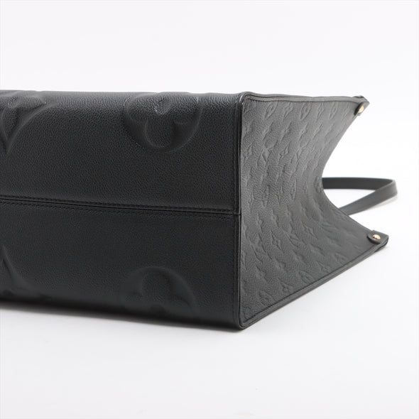 Louis Vuitton Noir Monogram Empreinte Leather OnTheGo GM [Clearance Sale]