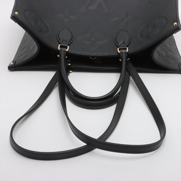 Louis Vuitton Noir Monogram Empreinte Leather OnTheGo GM [Clearance Sale]