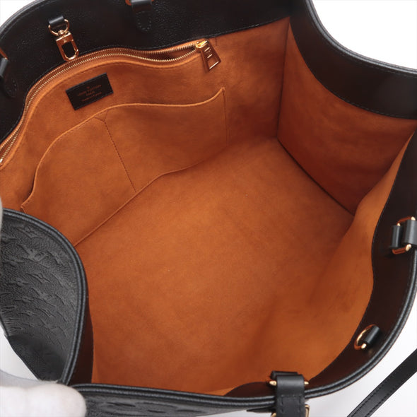 Louis Vuitton Noir Monogram Empreinte Leather OnTheGo GM [Clearance Sale]