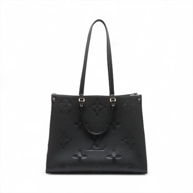 Louis Vuitton Noir Monogram Empreinte Leather OnTheGo GM [Clearance Sale]