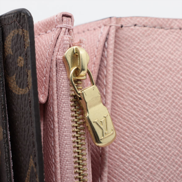 Louis Vuitton Rose Ballerine Monogram Sarah Wallet [Clearance Sale]