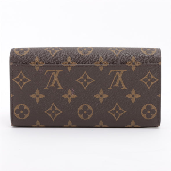 Louis Vuitton Rose Ballerine Monogram Sarah Wallet [Clearance Sale]