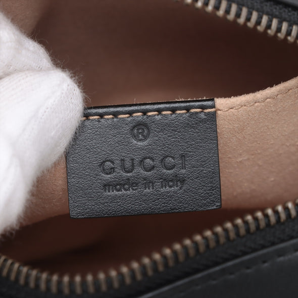 Gucci Black Leather GG Marmont Mini Camera Bag [Clearance Sale]