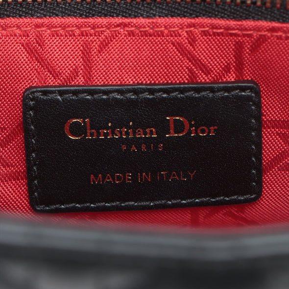 Christian Dior Black Cannage Leather Small Lady Dior [Clearance Sale]