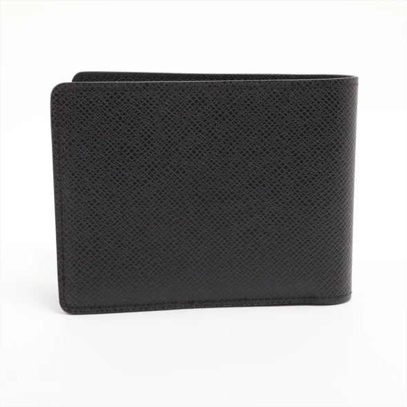 Louis Vuitton Noir Taiga Leather Multiple Wallet [Clearance Sale]
