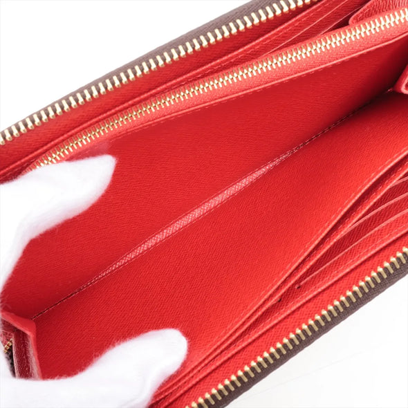 Louis Vuitton Coquelicot Monogram Zippy Wallet [Clearance Sale]