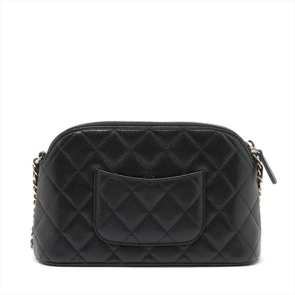 Chanel Black Caviar Calfskin Small Shoulder Bag [Clearance Sale]