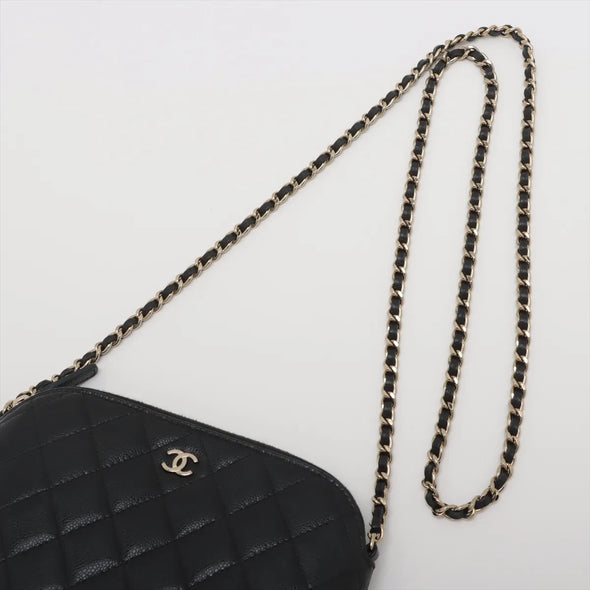 Chanel Black Caviar Calfskin Small Shoulder Bag [Clearance Sale]