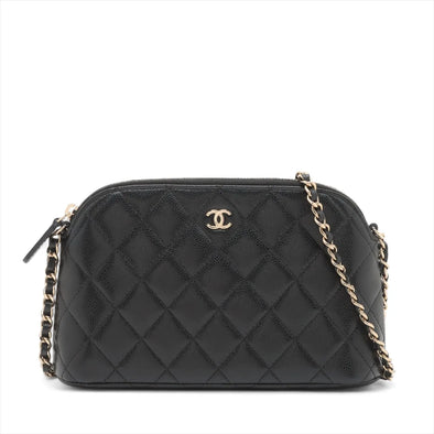 Chanel Black Caviar Calfskin Small Shoulder Bag [Clearance Sale]