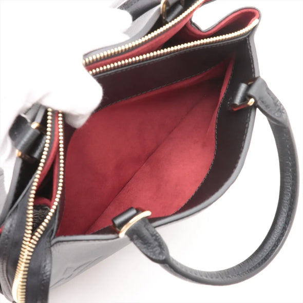 Louis Vuitton Black Monogram Empreinte Leather Petit Palais [Clearance Sale]