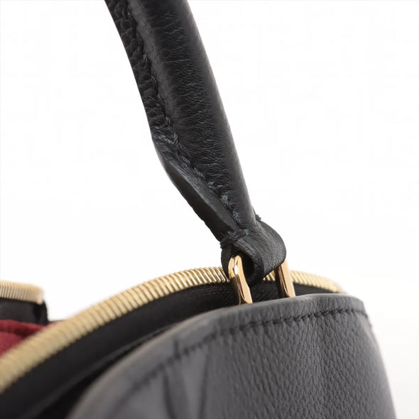 Louis Vuitton Black Monogram Empreinte Leather Petit Palais [Clearance Sale]