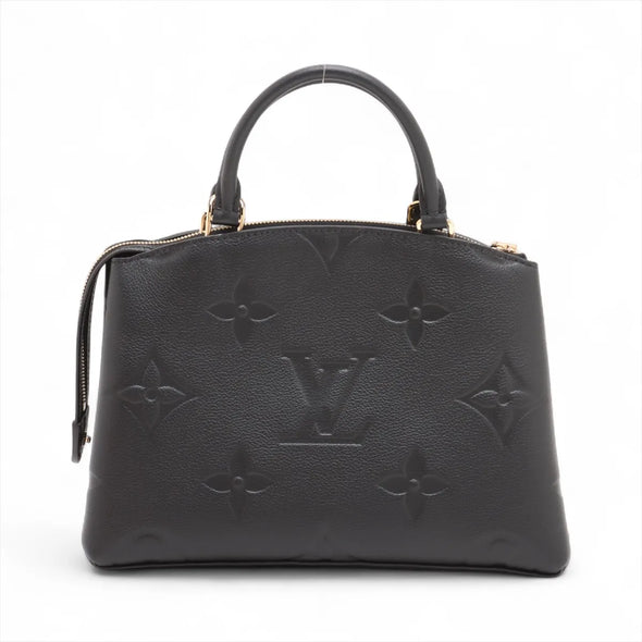 Louis Vuitton Black Monogram Empreinte Leather Petit Palais [Clearance Sale]